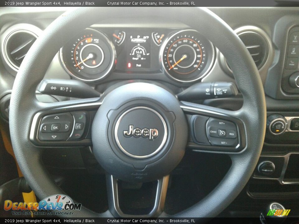 2019 Jeep Wrangler Sport 4x4 Hellayella / Black Photo #14