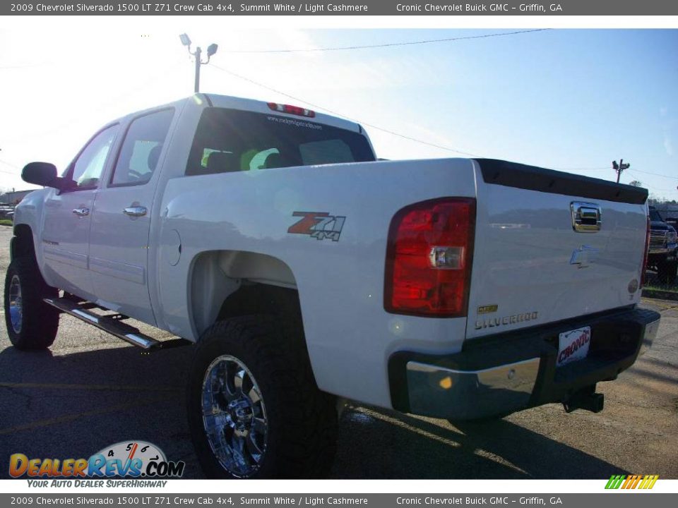 2009 Chevrolet Silverado 1500 LT Z71 Crew Cab 4x4 Summit White / Light Cashmere Photo #8