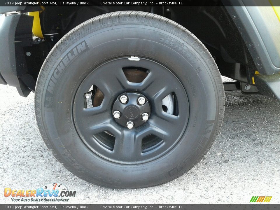 2019 Jeep Wrangler Sport 4x4 Hellayella / Black Photo #20