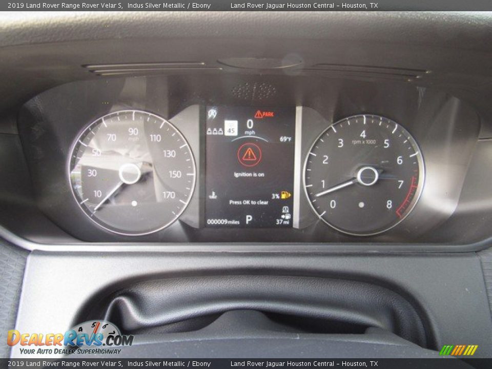 2019 Land Rover Range Rover Velar S Indus Silver Metallic / Ebony Photo #29