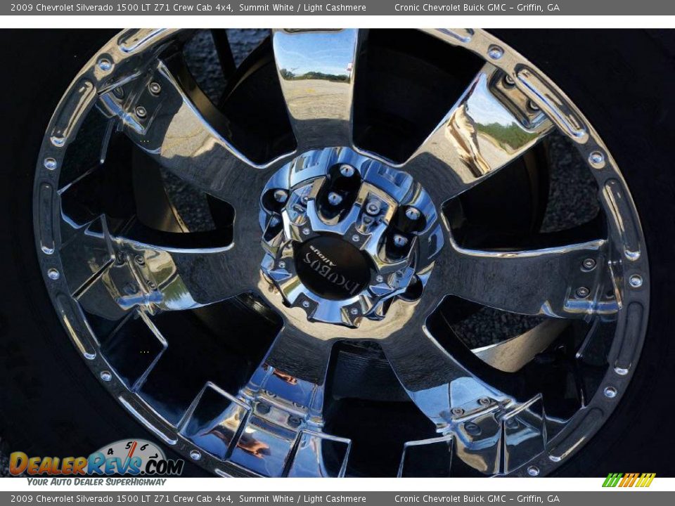 2009 Chevrolet Silverado 1500 LT Z71 Crew Cab 4x4 Summit White / Light Cashmere Photo #9