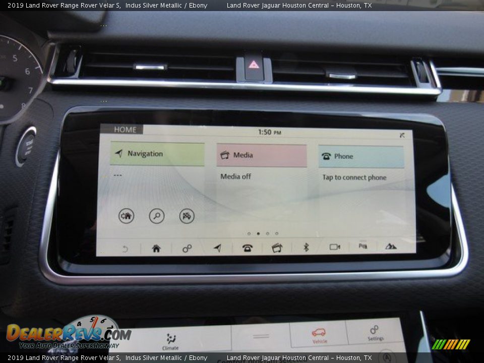 2019 Land Rover Range Rover Velar S Indus Silver Metallic / Ebony Photo #30