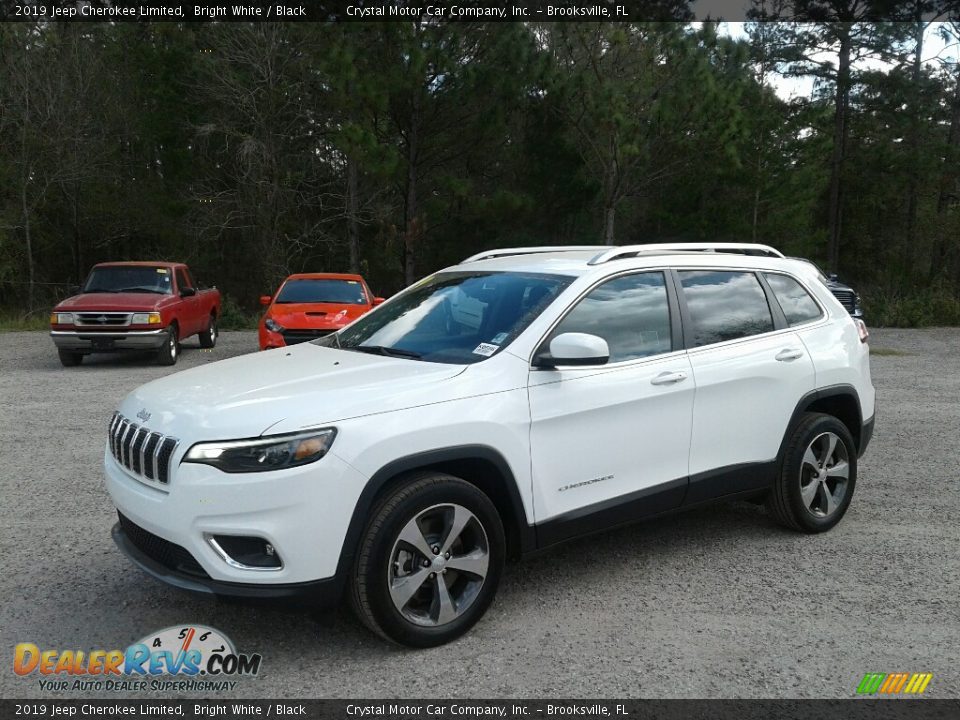 2019 Jeep Cherokee Limited Bright White / Black Photo #1