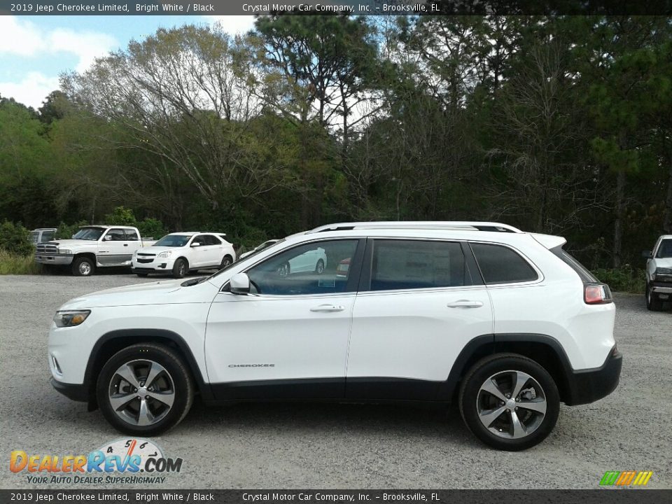 2019 Jeep Cherokee Limited Bright White / Black Photo #2
