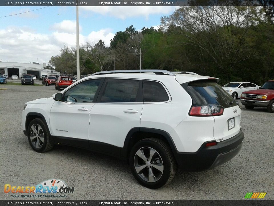 2019 Jeep Cherokee Limited Bright White / Black Photo #3