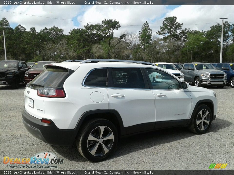 2019 Jeep Cherokee Limited Bright White / Black Photo #5