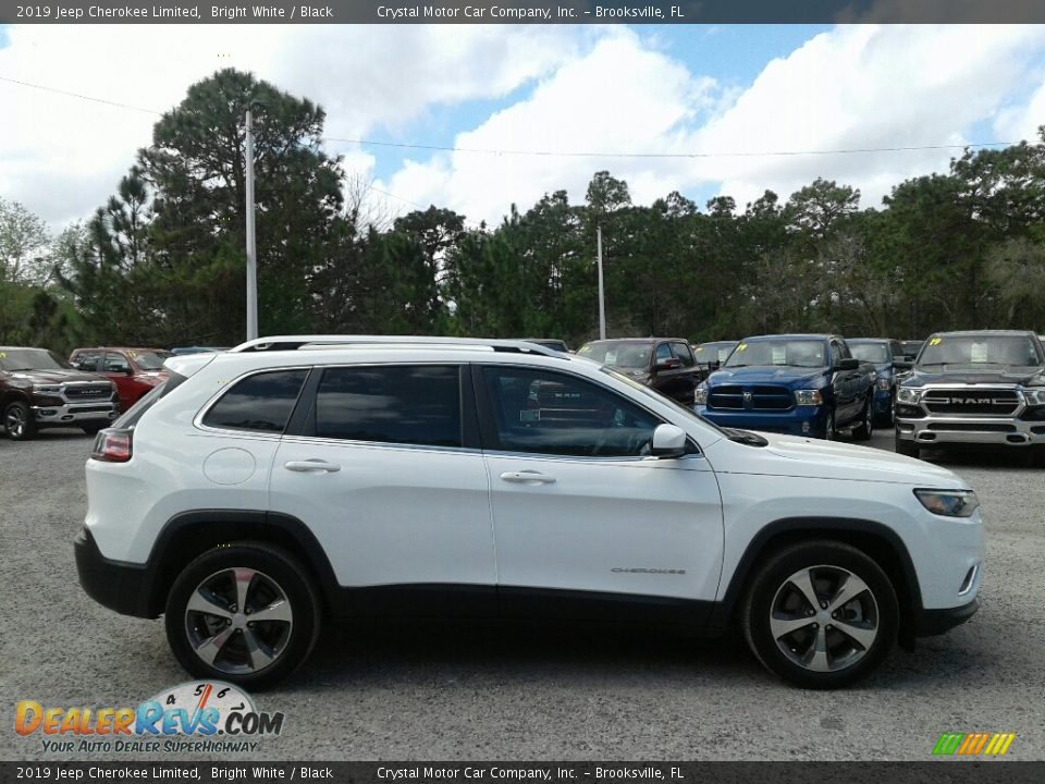 2019 Jeep Cherokee Limited Bright White / Black Photo #6