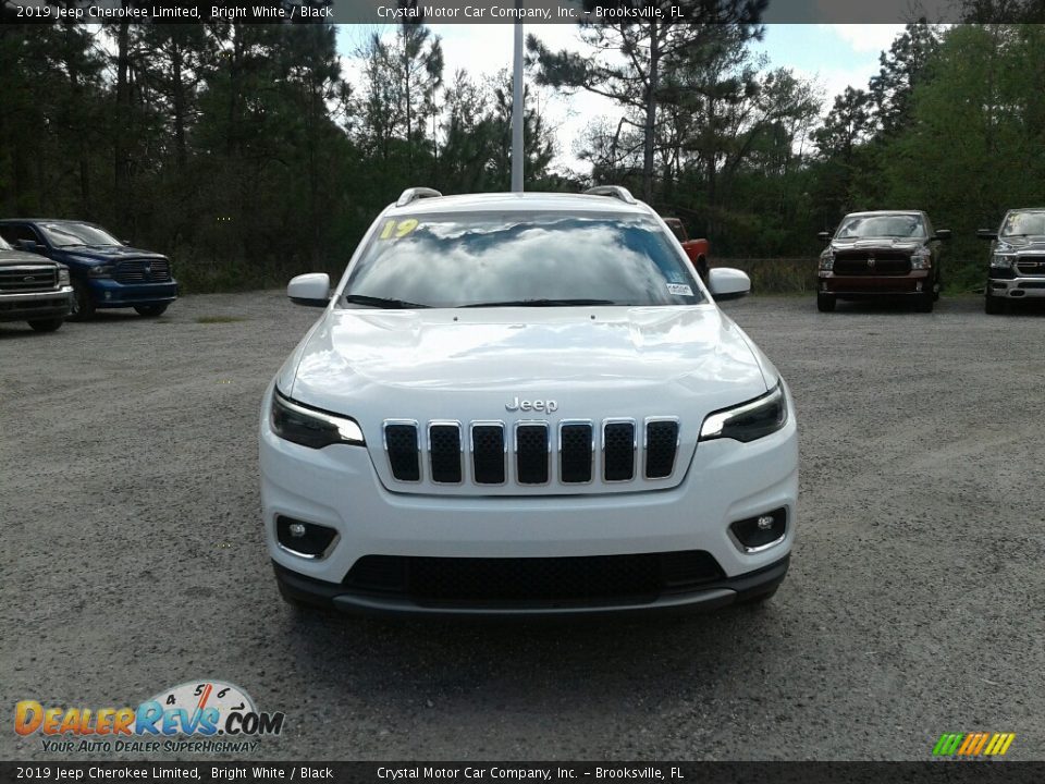 2019 Jeep Cherokee Limited Bright White / Black Photo #8
