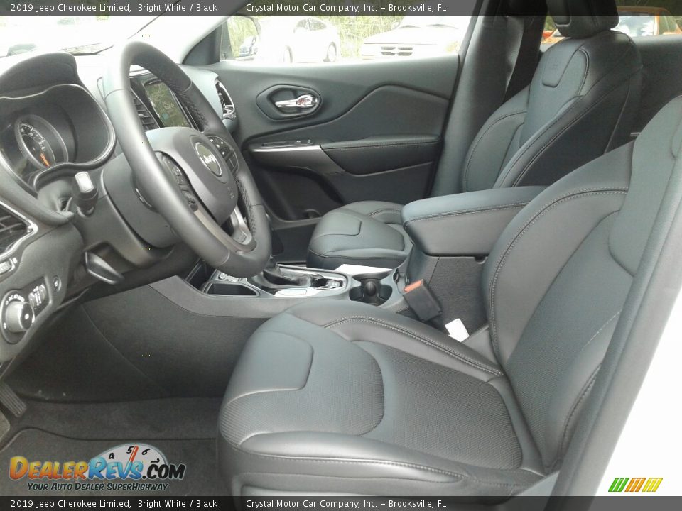 2019 Jeep Cherokee Limited Bright White / Black Photo #9