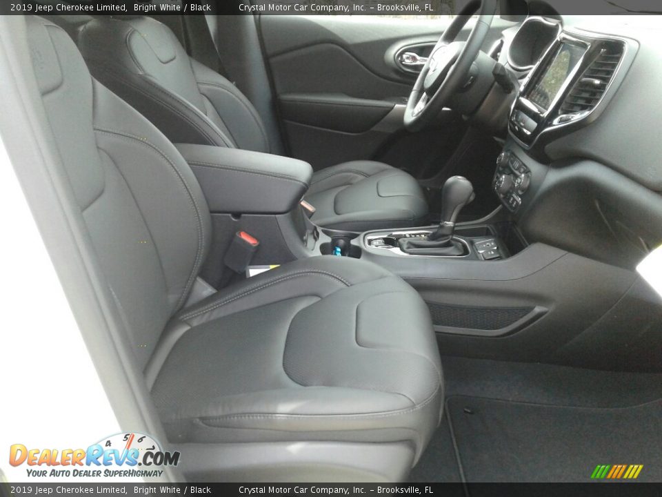 2019 Jeep Cherokee Limited Bright White / Black Photo #12