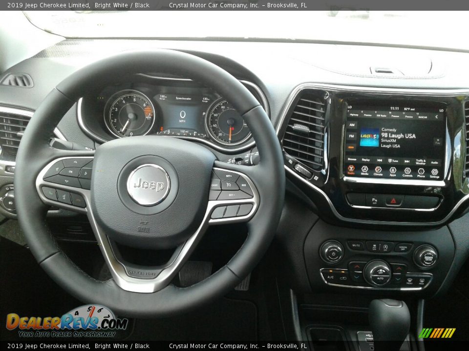 2019 Jeep Cherokee Limited Bright White / Black Photo #13
