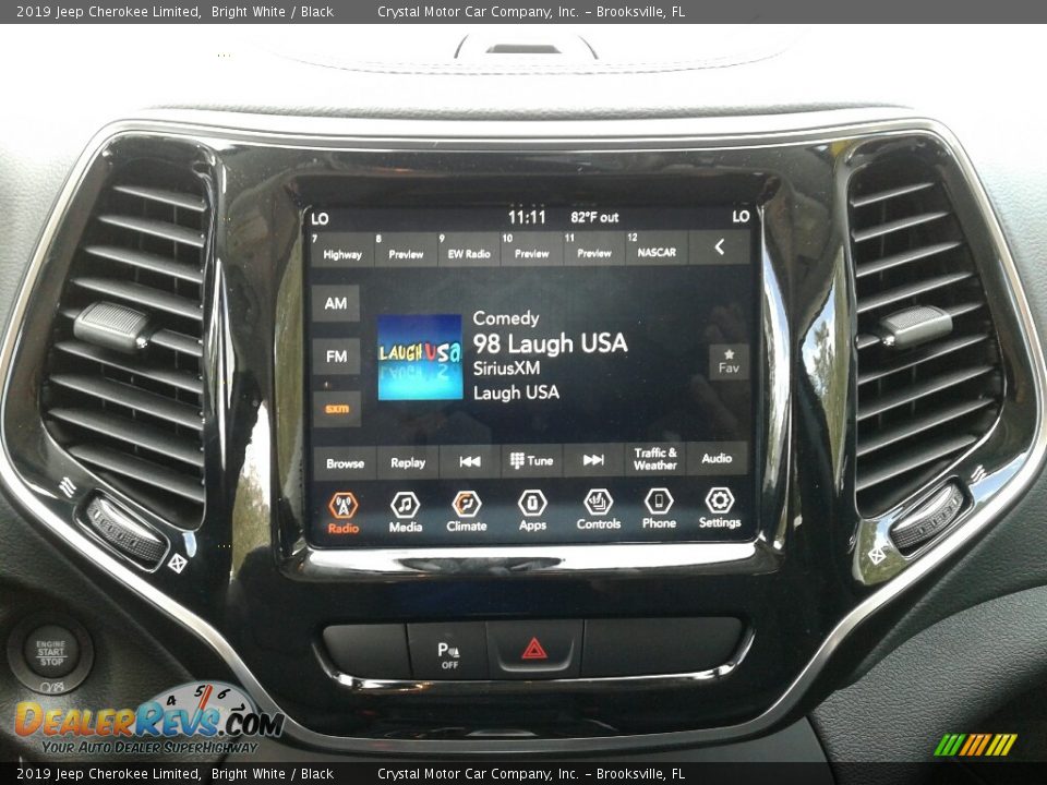 2019 Jeep Cherokee Limited Bright White / Black Photo #15