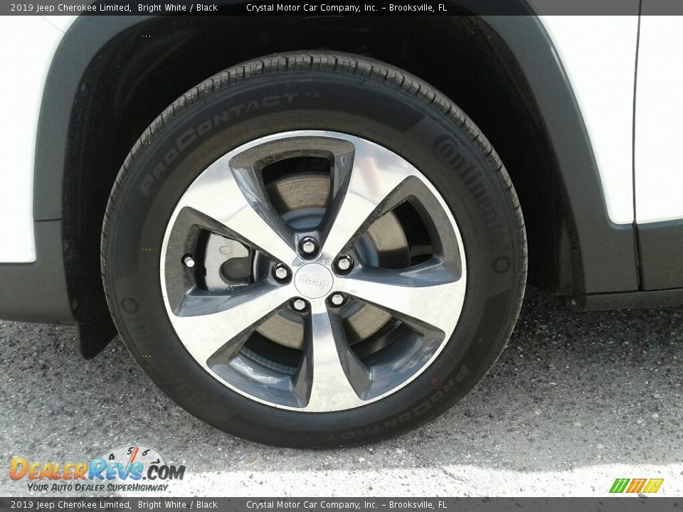 2019 Jeep Cherokee Limited Bright White / Black Photo #20