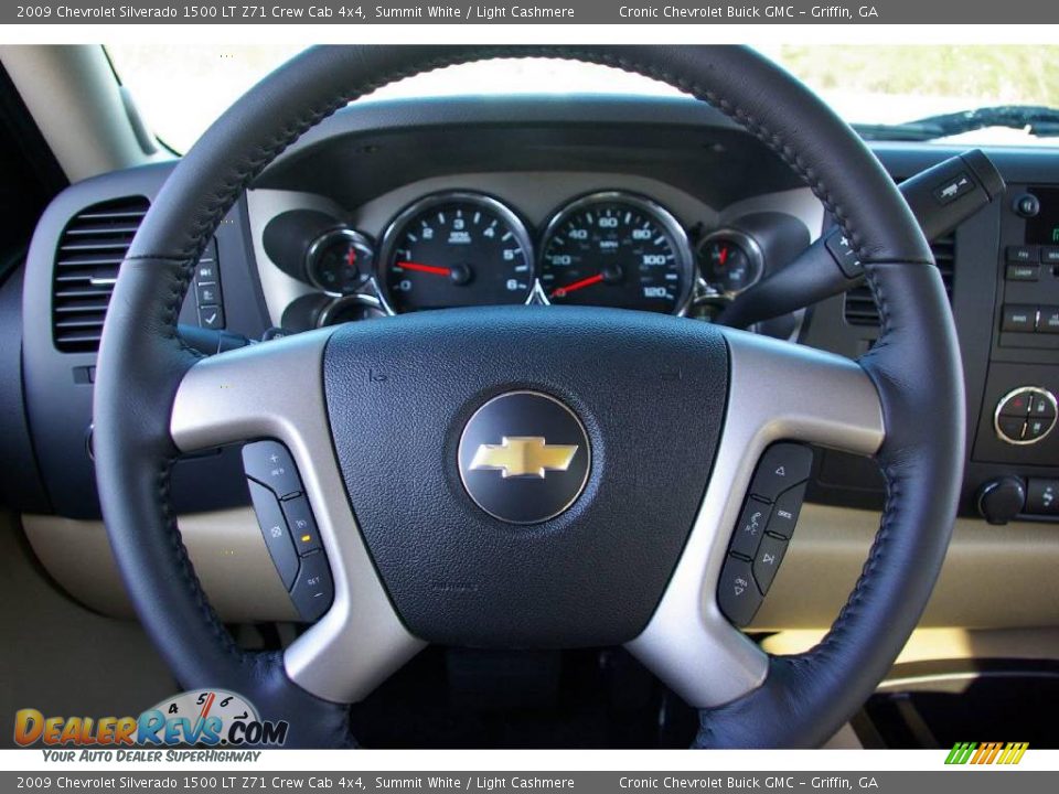 2009 Chevrolet Silverado 1500 LT Z71 Crew Cab 4x4 Summit White / Light Cashmere Photo #21