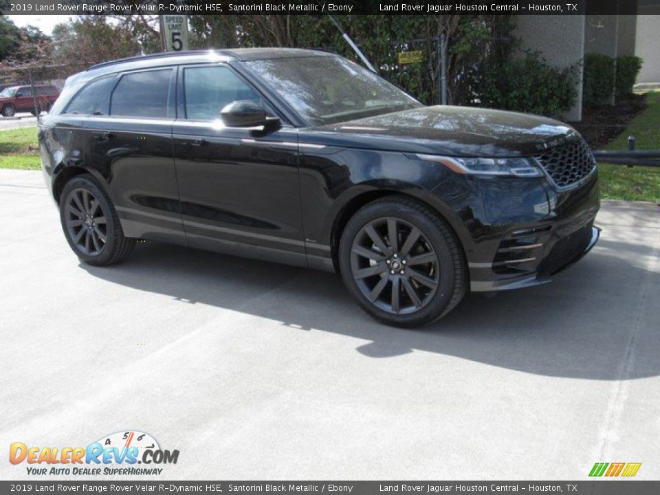 2019 Land Rover Range Rover Velar R-Dynamic HSE Santorini Black Metallic / Ebony Photo #1