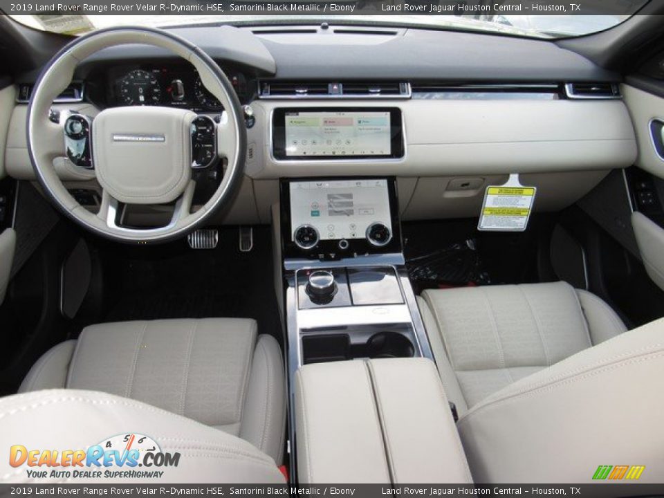 2019 Land Rover Range Rover Velar R-Dynamic HSE Santorini Black Metallic / Ebony Photo #4