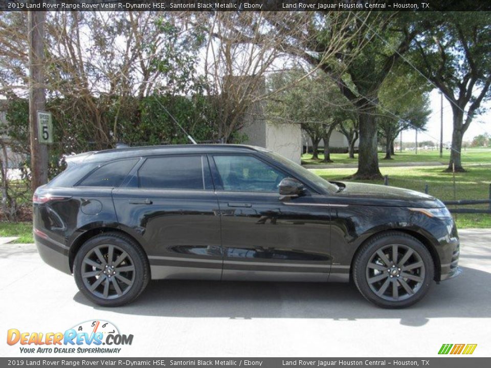 2019 Land Rover Range Rover Velar R-Dynamic HSE Santorini Black Metallic / Ebony Photo #6