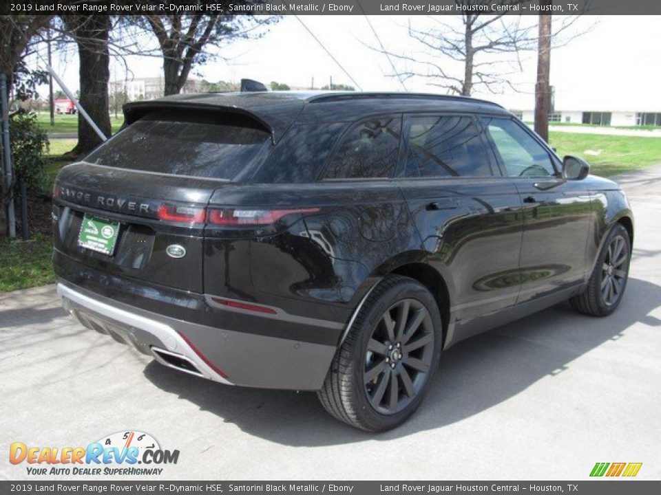 2019 Land Rover Range Rover Velar R-Dynamic HSE Santorini Black Metallic / Ebony Photo #7