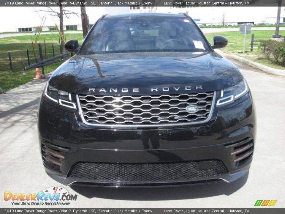 2019 Land Rover Range Rover Velar R-Dynamic HSE Santorini Black Metallic / Ebony Photo #9