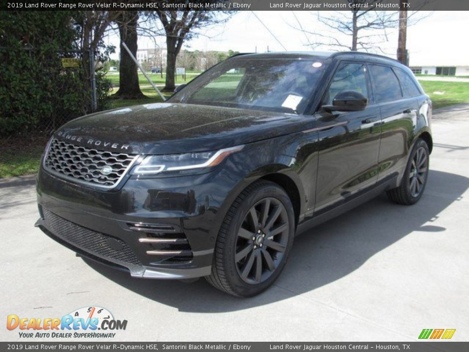 2019 Land Rover Range Rover Velar R-Dynamic HSE Santorini Black Metallic / Ebony Photo #10