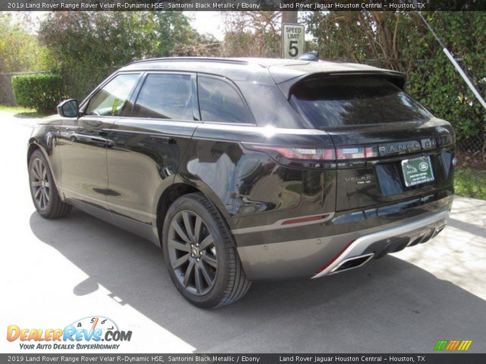 2019 Land Rover Range Rover Velar R-Dynamic HSE Santorini Black Metallic / Ebony Photo #12