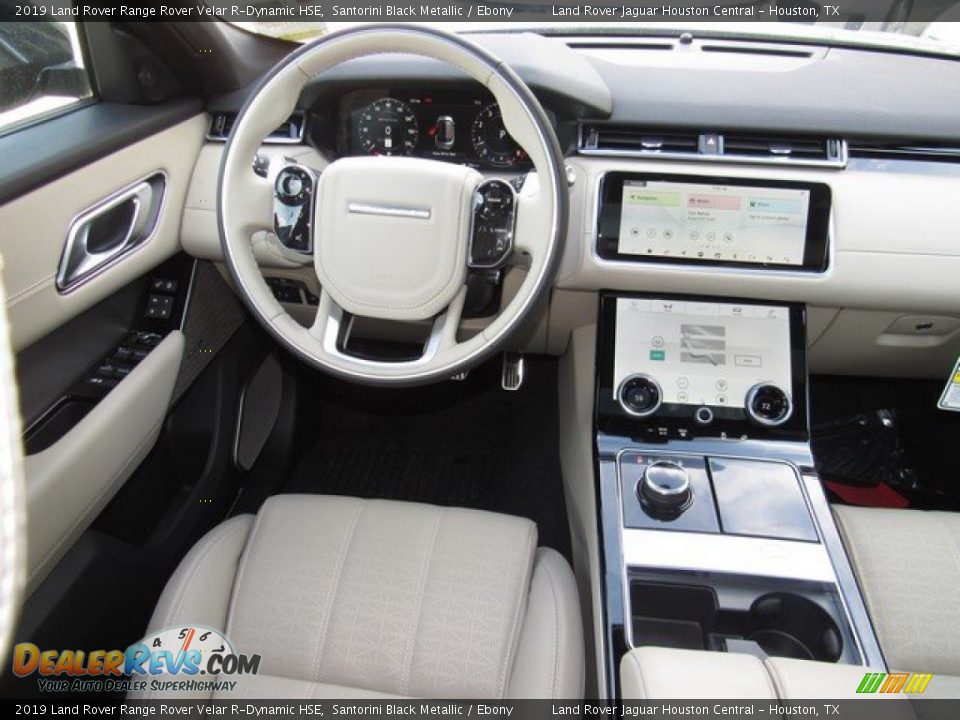 2019 Land Rover Range Rover Velar R-Dynamic HSE Santorini Black Metallic / Ebony Photo #14