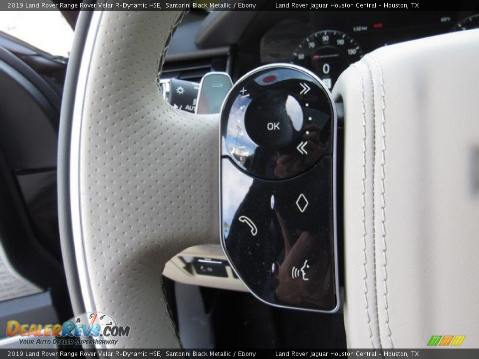 2019 Land Rover Range Rover Velar R-Dynamic HSE Santorini Black Metallic / Ebony Photo #27
