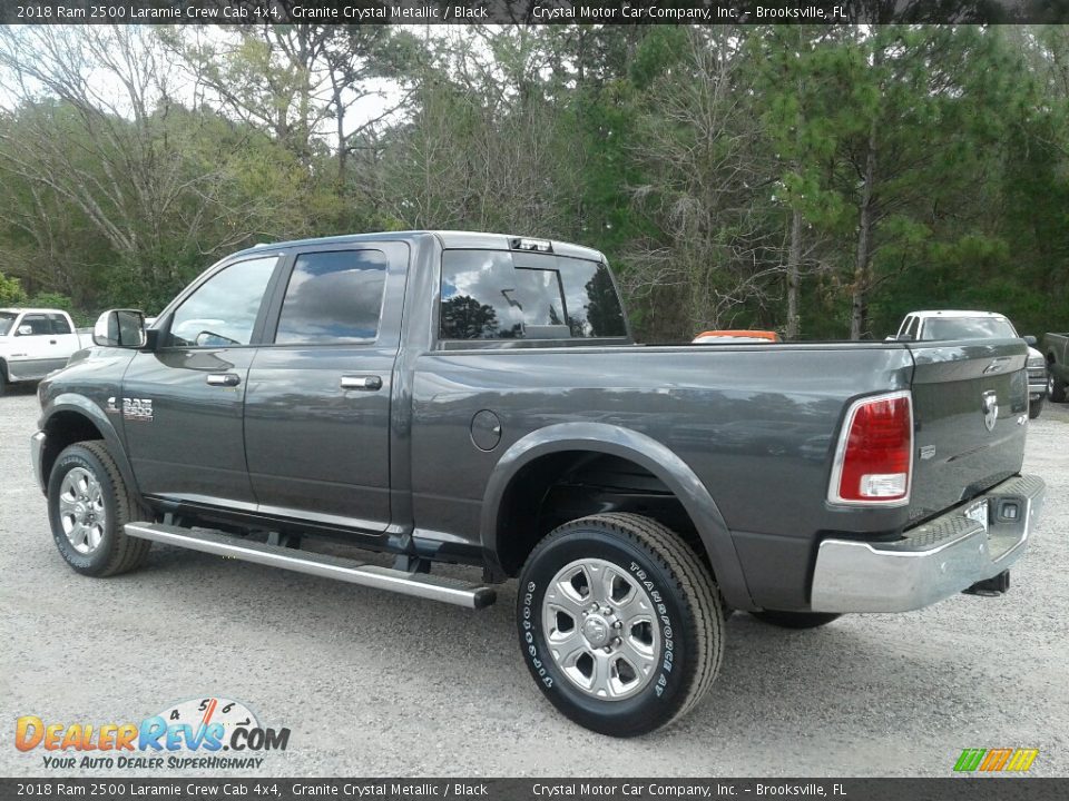 2018 Ram 2500 Laramie Crew Cab 4x4 Granite Crystal Metallic / Black Photo #3