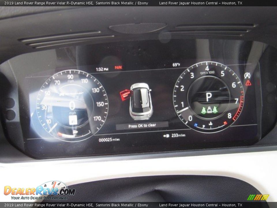 2019 Land Rover Range Rover Velar R-Dynamic HSE Santorini Black Metallic / Ebony Photo #29
