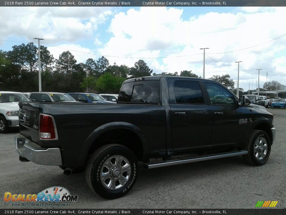 2018 Ram 2500 Laramie Crew Cab 4x4 Granite Crystal Metallic / Black Photo #5