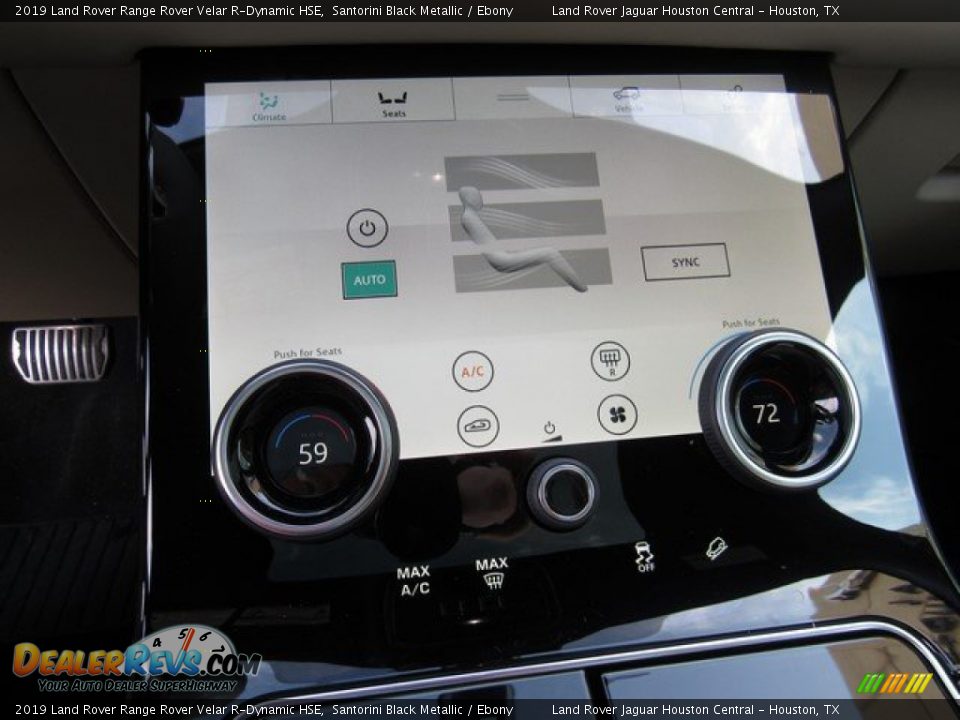 2019 Land Rover Range Rover Velar R-Dynamic HSE Santorini Black Metallic / Ebony Photo #33