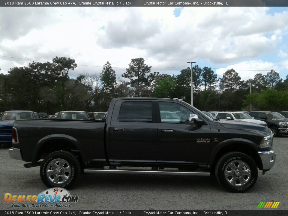 2018 Ram 2500 Laramie Crew Cab 4x4 Granite Crystal Metallic / Black Photo #6