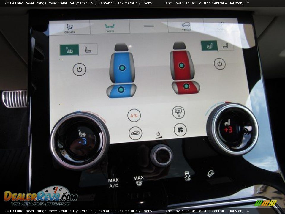 2019 Land Rover Range Rover Velar R-Dynamic HSE Santorini Black Metallic / Ebony Photo #34