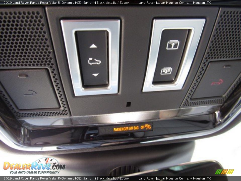 2019 Land Rover Range Rover Velar R-Dynamic HSE Santorini Black Metallic / Ebony Photo #36