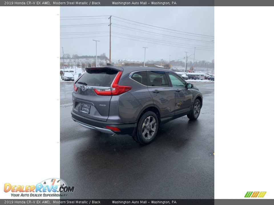 2019 Honda CR-V EX AWD Modern Steel Metallic / Black Photo #5