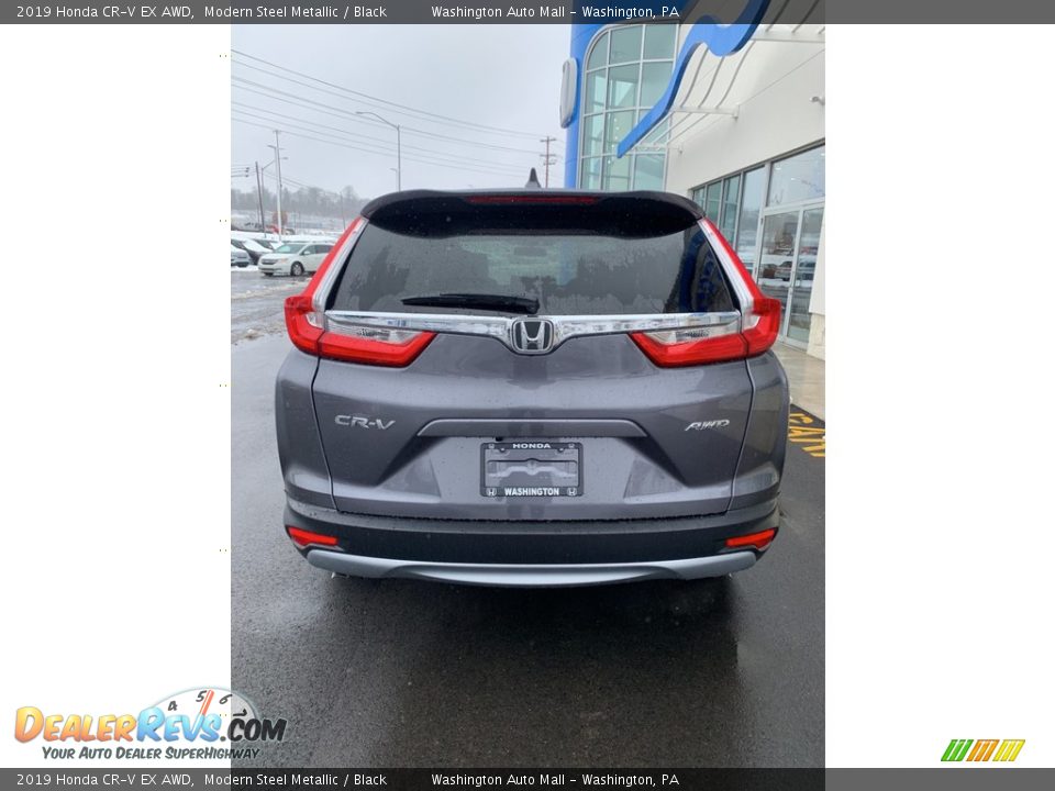 2019 Honda CR-V EX AWD Modern Steel Metallic / Black Photo #6