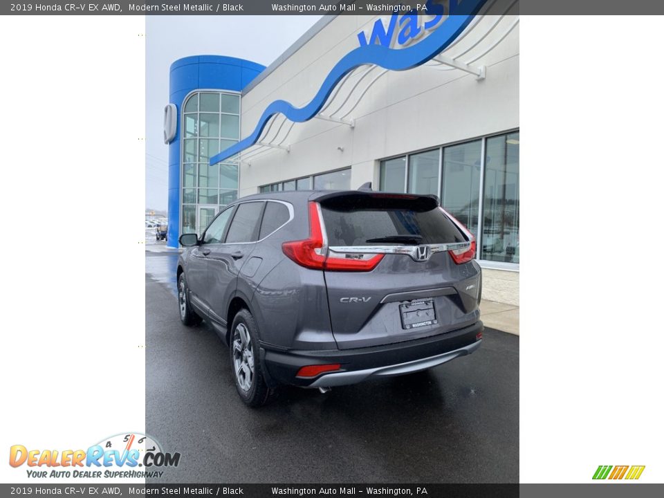 2019 Honda CR-V EX AWD Modern Steel Metallic / Black Photo #7