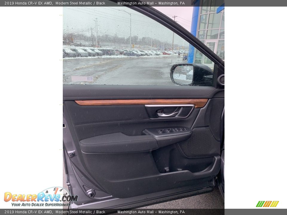 2019 Honda CR-V EX AWD Modern Steel Metallic / Black Photo #8
