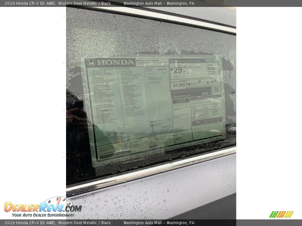 2019 Honda CR-V EX AWD Modern Steel Metallic / Black Photo #15