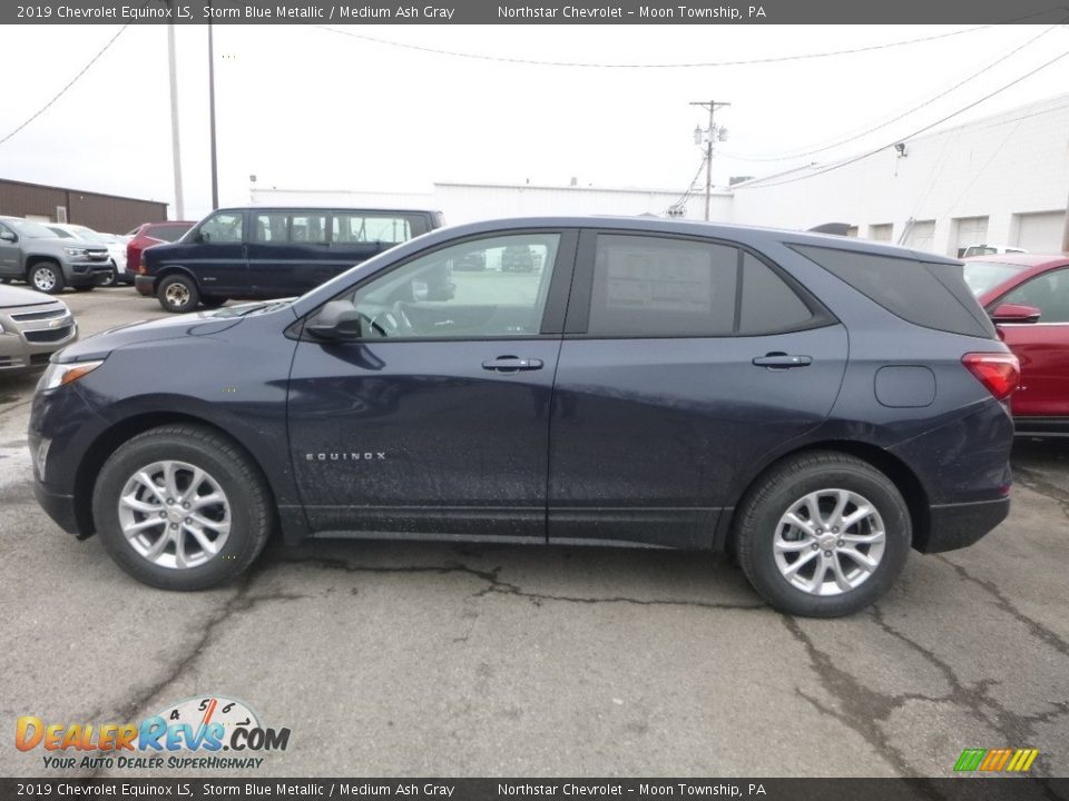 2019 Chevrolet Equinox LS Storm Blue Metallic / Medium Ash Gray Photo #2