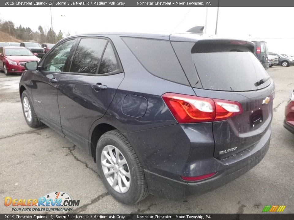 2019 Chevrolet Equinox LS Storm Blue Metallic / Medium Ash Gray Photo #3