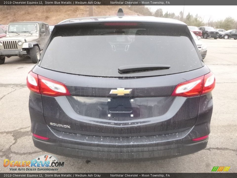 2019 Chevrolet Equinox LS Storm Blue Metallic / Medium Ash Gray Photo #4