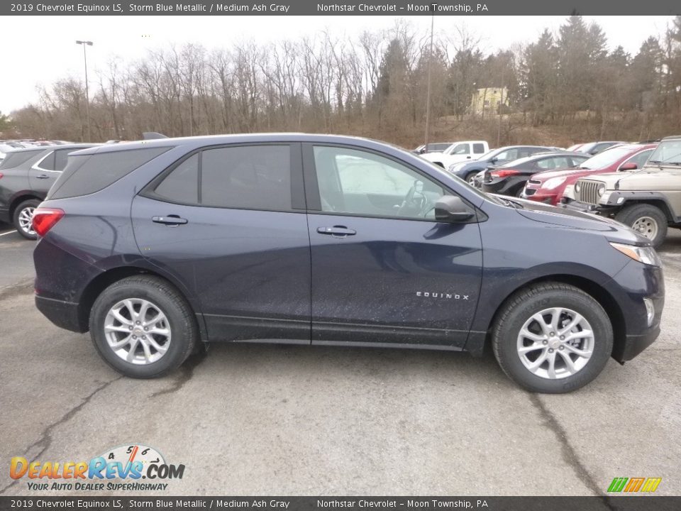 2019 Chevrolet Equinox LS Storm Blue Metallic / Medium Ash Gray Photo #6