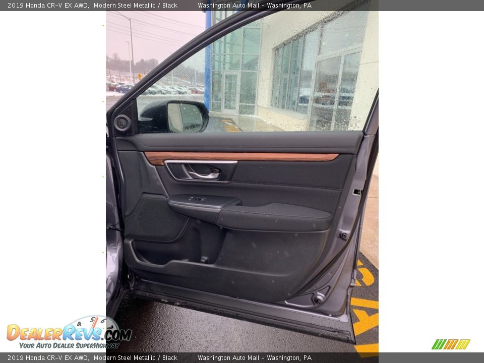 2019 Honda CR-V EX AWD Modern Steel Metallic / Black Photo #24