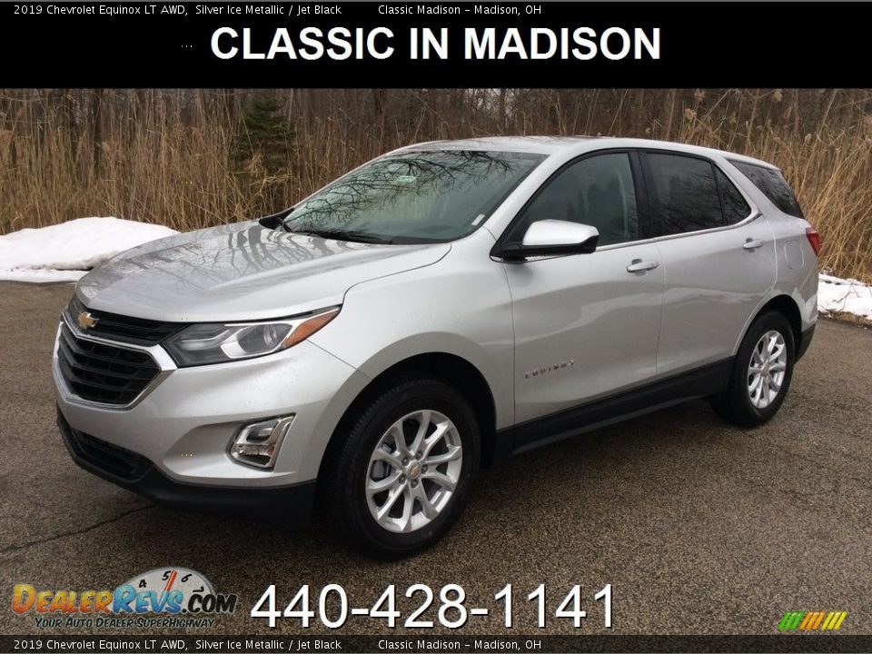 2019 Chevrolet Equinox LT AWD Silver Ice Metallic / Jet Black Photo #1
