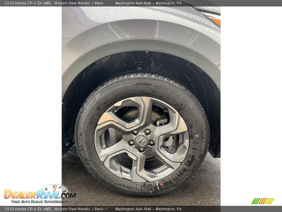 2019 Honda CR-V EX AWD Modern Steel Metallic / Black Photo #28