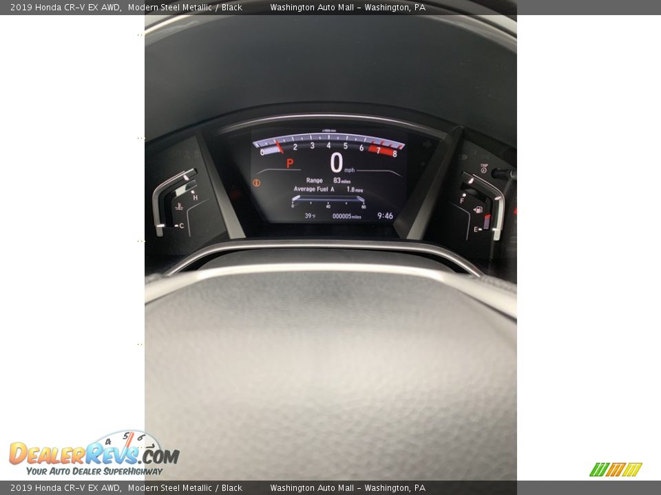 2019 Honda CR-V EX AWD Modern Steel Metallic / Black Photo #29