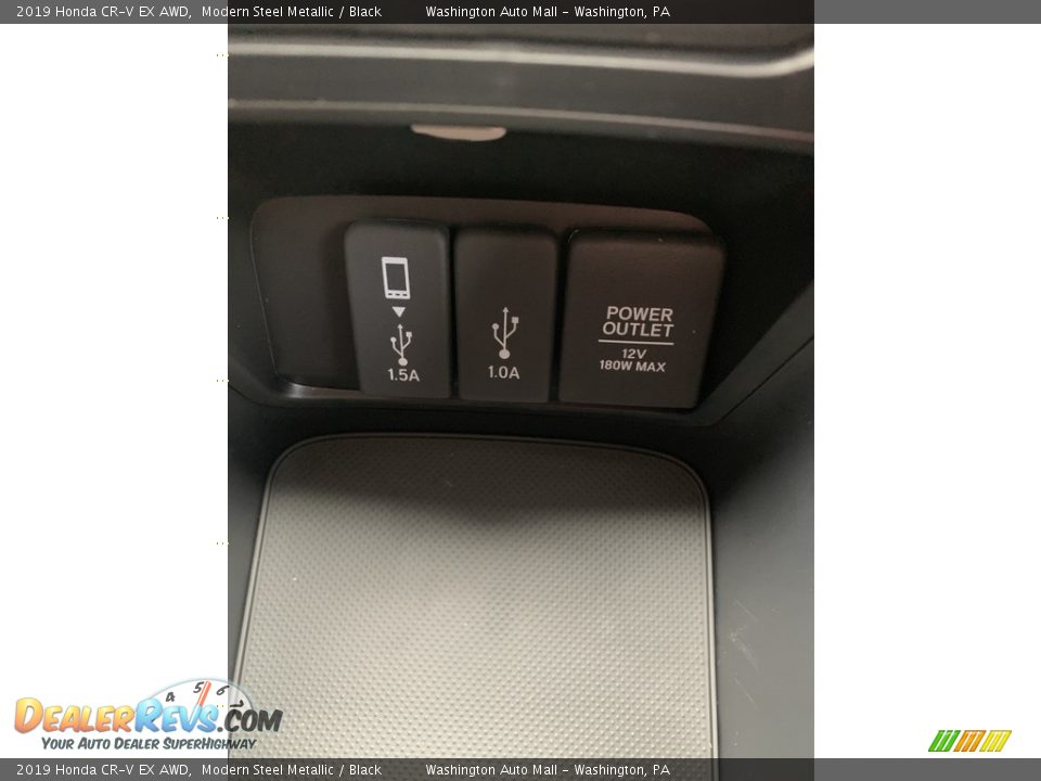2019 Honda CR-V EX AWD Modern Steel Metallic / Black Photo #34