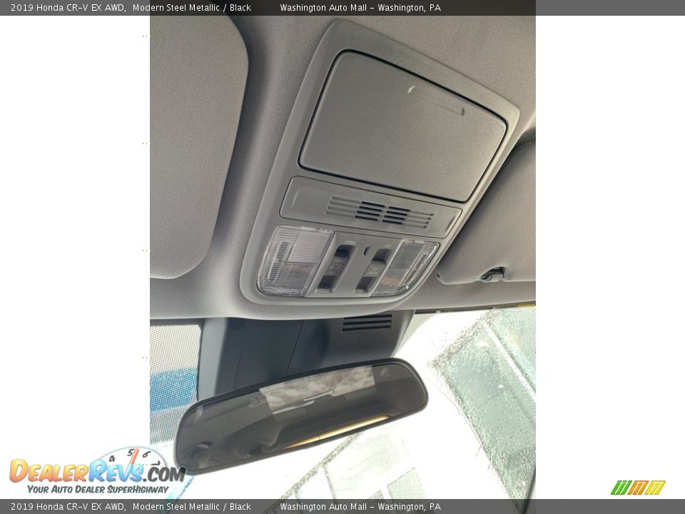 2019 Honda CR-V EX AWD Modern Steel Metallic / Black Photo #36