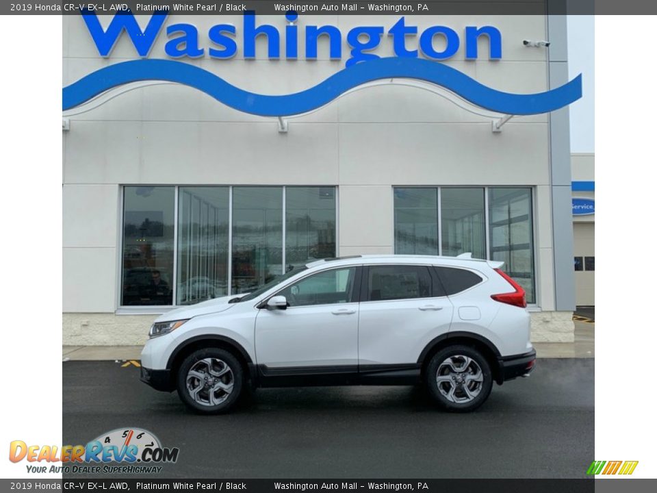 2019 Honda CR-V EX-L AWD Platinum White Pearl / Black Photo #1